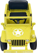 Kids Military Style Electric Jeep – Shovel & Headlights (Ages 3-6) | AED 749