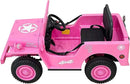 Kids Military Style Electric Jeep – Shovel & Headlights (Ages 3-6) | AED 749
