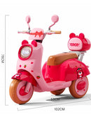 Cute Electric Ride on Motorcycle for Kids age 2+ – Stable 3-Wheel Design with Music &amp; Lights | AED 699