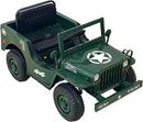 Kids Military Style Electric Jeep – Shovel & Headlights (Ages 3-6) | AED 749