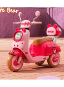 Cute Electric Ride on Motorcycle for Kids age 2+ – Stable 3-Wheel Design with Music &amp; Lights | AED 699