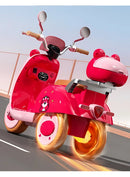Cute Electric Ride on Motorcycle for Kids age 2+ – Stable 3-Wheel Design with Music &amp; Lights | AED 699