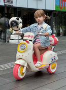 Cute Electric Ride on Motorcycle for Kids age 2+ – Stable 3-Wheel Design with Music &amp; Lights | AED 699