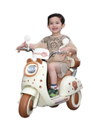 Cute Electric Ride on Motorcycle for Kids age 2+ – Stable 3-Wheel Design with Music &amp; Lights | AED 699